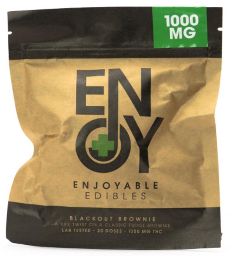 Blackout Brownie (1,000mg THC) – Enjoyable Edibles