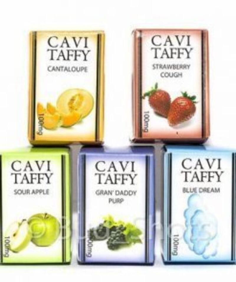 Cavi Taffy – Caviar Gold (200mg THC – 3 flavors)