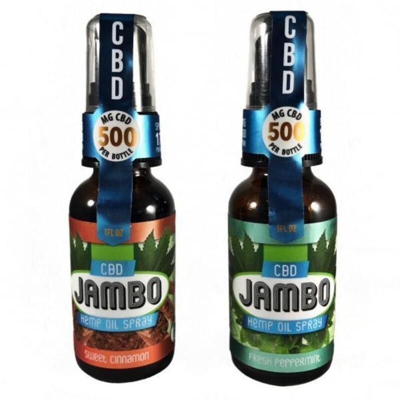 CBD Spray Potion – Jambo Superfoods (500mg CBD – 2 flavors)