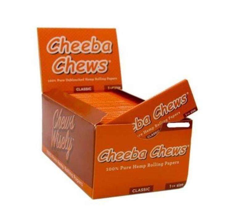 Cheeba Chews Pure Hemp Rolling Papers (1.25 inch size)
