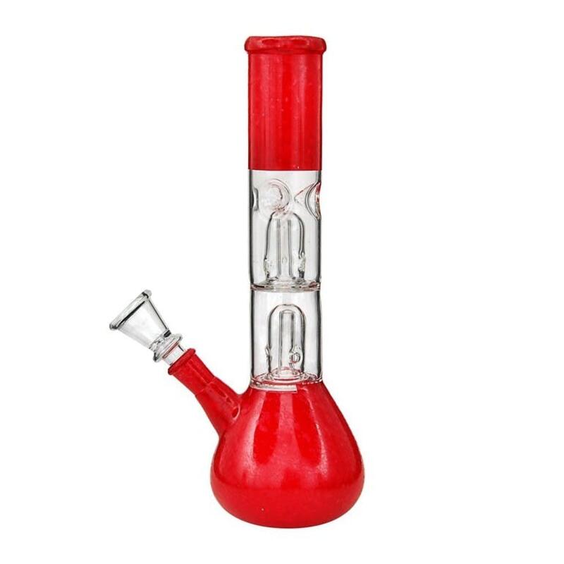 Bong – Water Pipe w/ Double Percolator (11.5 inch)