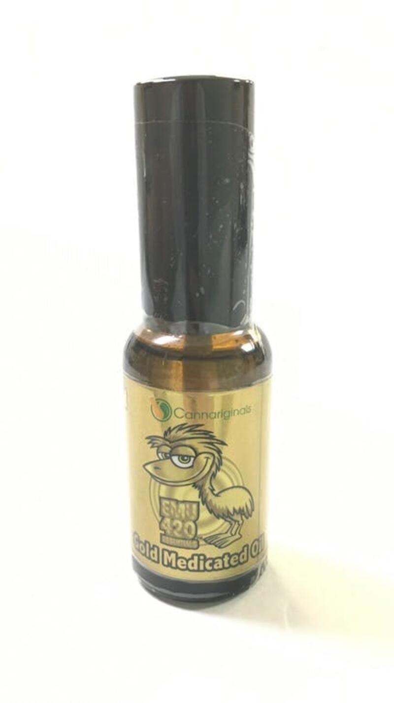 EMU 420 ESSENTIALS, Gold Medicated Oil (50 mg CBD)