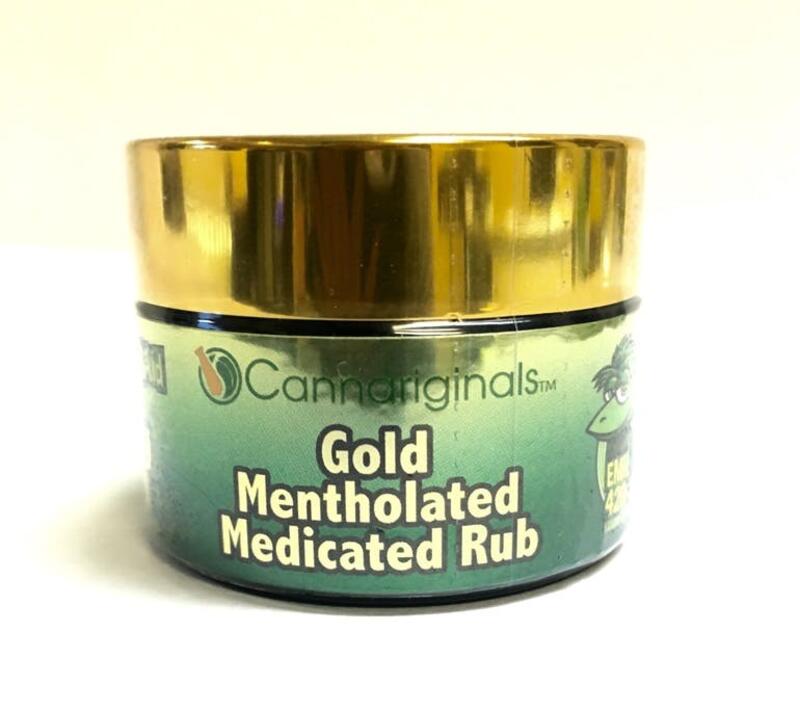 EMU 420 ESSENTIALS, Gold Mentholated Medicated Rub (50 mg CBD)