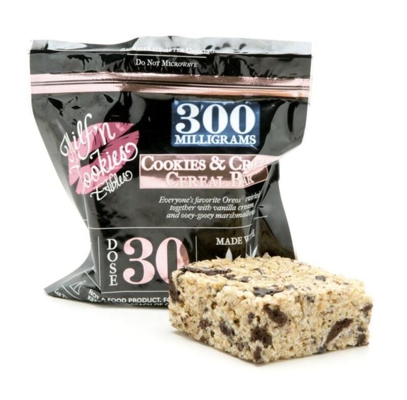 Milf 'n Cookies - Cookies 'N Cream Cereal Bar 300mg