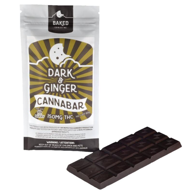 Dark & Ginger Cannabar 150mg THC