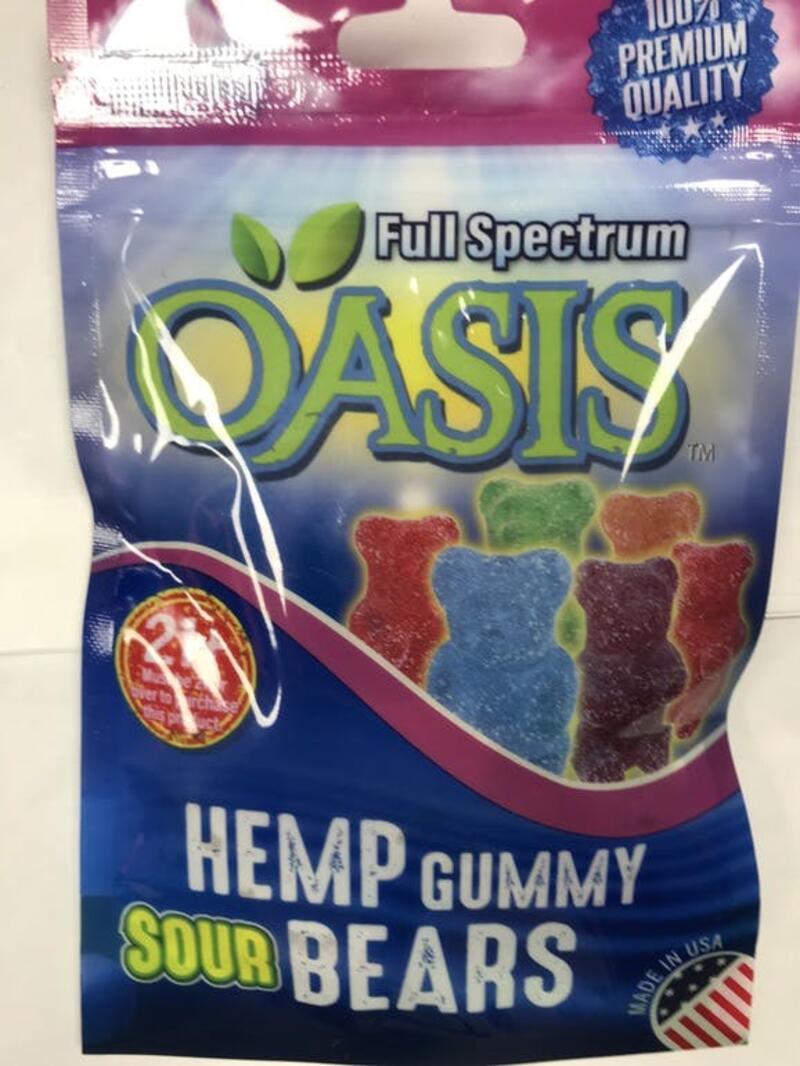OASIS Hemp Sour Gummy Bears