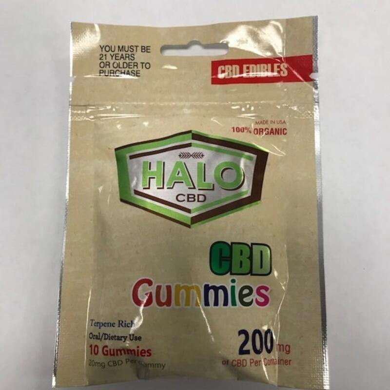 Halo CBD Gummies 200mg