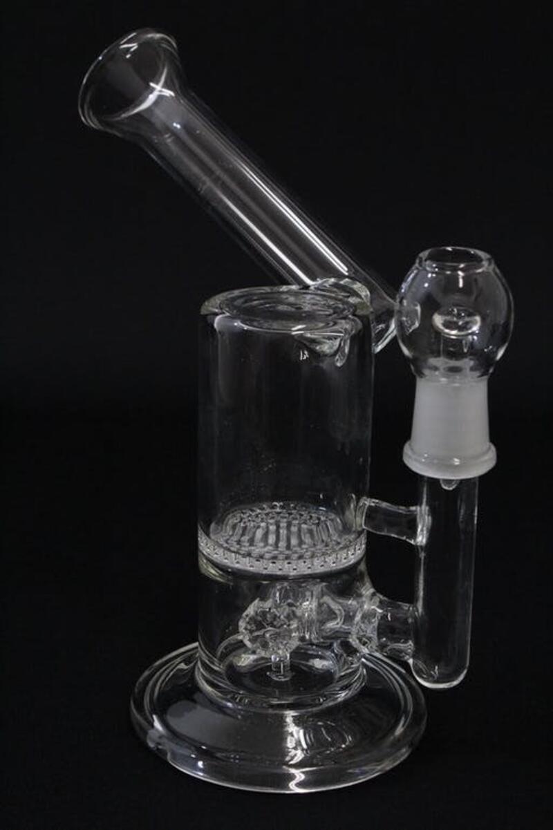 Honeycomb Water Pipe for Concentrate w/ Dome &amp; Nail 8"