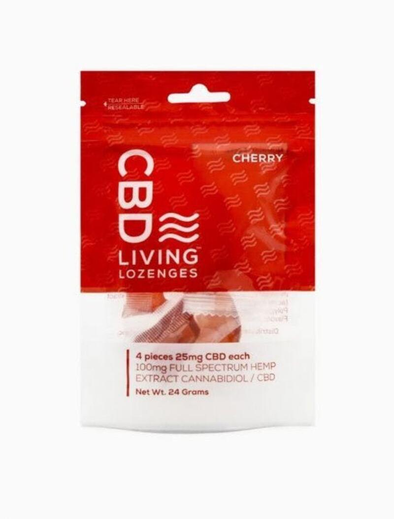 CBD LIVING: LOZENGES "CHERRY"